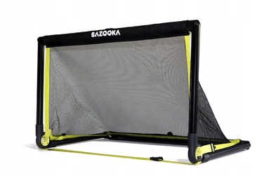 Складані переносні футбольні ворота BazookaGoal 120x75 см, чорні