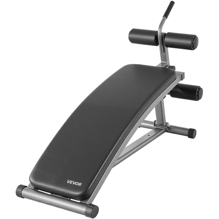 VEVOR Лавка для пресу з перевернутим хватом, регульована висота, міцна сталь, до 227 кг, для фітнесу вдома, силові тренування, розвиток м'язів всього тіла