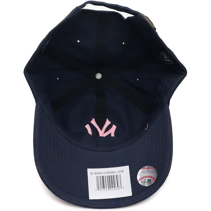Чоловіча бейсболка '47 MLB New York Yankees, колір Navy-pink, один розмір