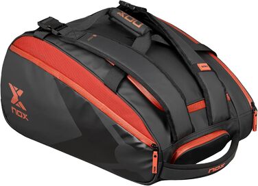 Сумка для паделу Nox Luxury Open Series, чорна з червоним