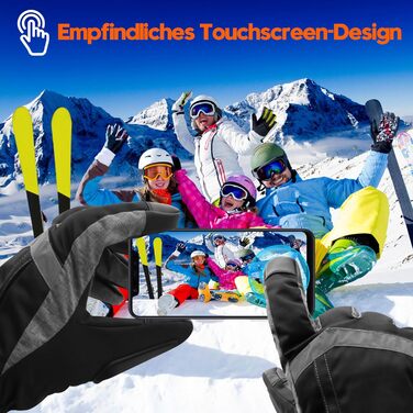 Обогріваючі рукавички SVPRO 5V 6000mAh - водонепроникні та вітронепроникні рукавички для катання на лижах, полювання, мотоциклів та піших прогулянок