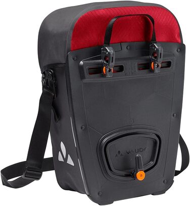 Велосипедна сумка Vaude Aqua Back Pro Single 24 л, водонепроникна, червона, для багажника, Німеччина