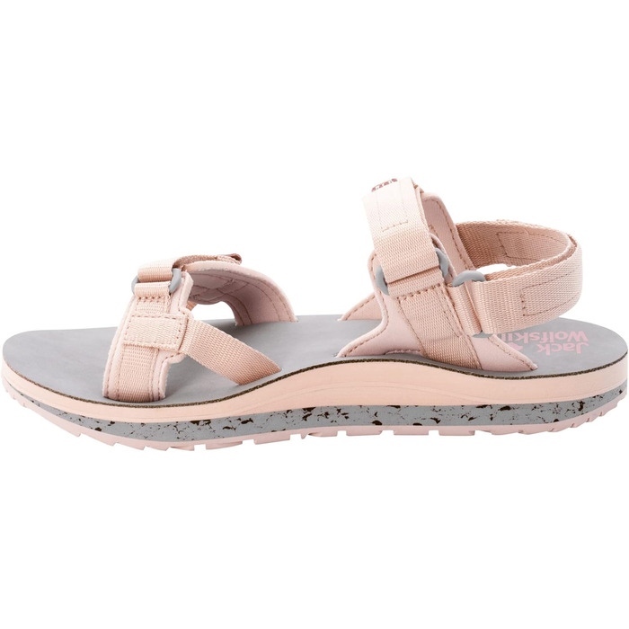 Сандалі жіночі Jack Wolfskin Outfresh Deluxe Rose Grey 39.5 EU - легкі та дихаючі
