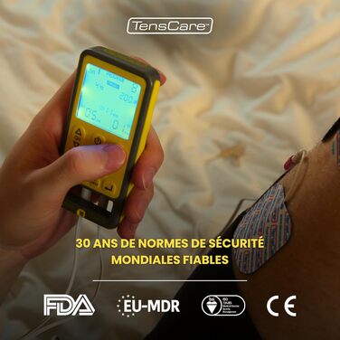 TensCare Sports - електростимулятор для спорту, TENS/EMS, масаж, зняття болю та розслаблення м'язів