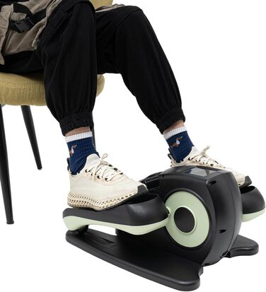 Електричний еліптичний тренажер Mini під стіл з пультом та дисплеєм, 5 швидкостей