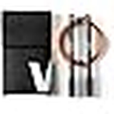 Стрибальний канат Velites Cyclone Jump Rope зі сталевим тросом, ультралегкий, для Double Unders та кросоверів, з системою обертання 360°, чорний