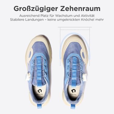 Дитячі кросівки Happy Nochnoc All-MAX – легкі та дихаючі спортивні кросівки з високою амортизацією для тенісу, відпочинку та тренувань. Sakura Rosa, Eisweiß, Wolkenweiß, Himmelblau (29 EU)