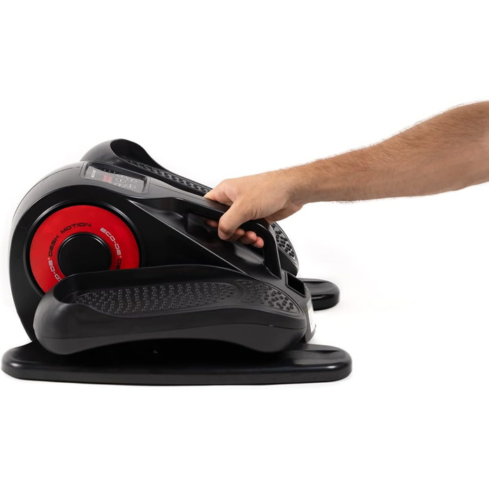 ECODE® Електричне міні-велотренажер еліптичний з LED-дисплеєм, педалі з асистенцією, 20 рівнів навантаження, 5 функцій, пульт дистанційного керування ECO-804