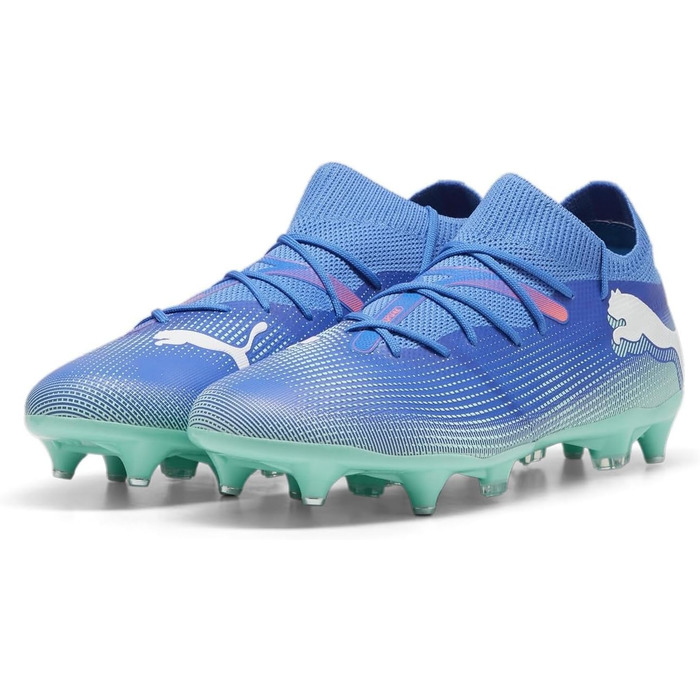 Кросівки для футболу PUMA Future 7 Match Mxsg - 40 EU, Bluemazing/Puma White/Electric Peppermint