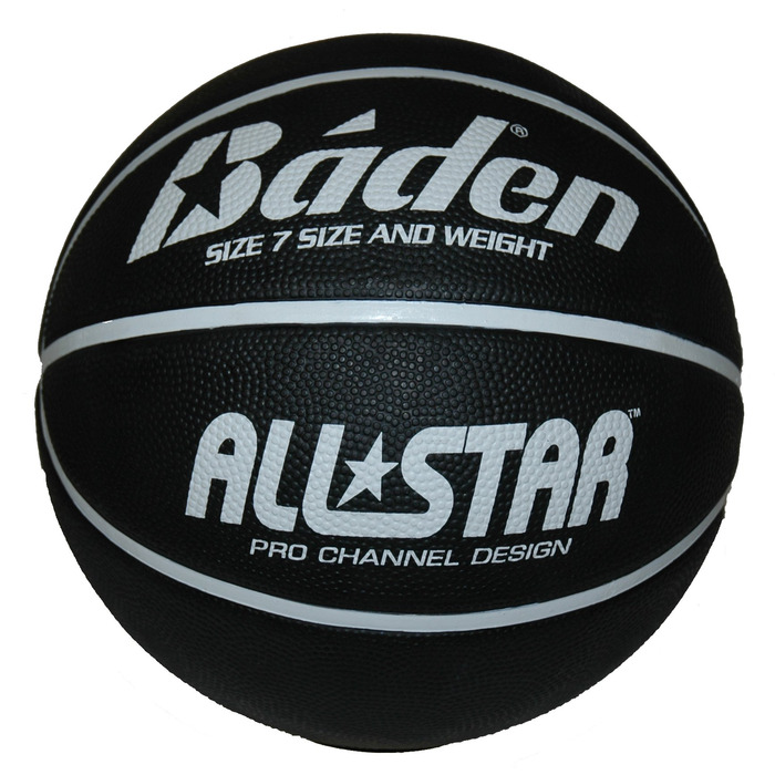 Баскетбольний м'яч Baden All Star Unisex чорний/білий