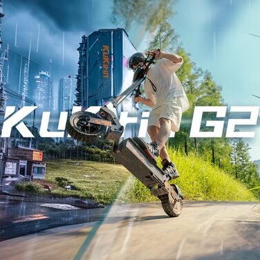 Електросамокат Kugookirin G2, 48V 15Ah, 55 км, складаний, подвійна амортизація, 10'' колеса, для бездоріжжя