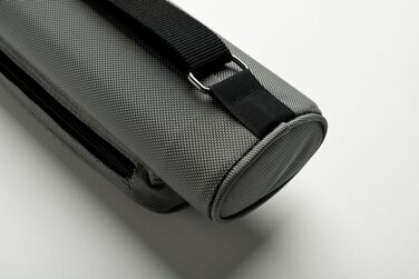 Більярдний кейс CUEL Sport Silver 2/2 для пул-кіїв, з плечовим ременем, ручкою та двома бічними кишенями для аксесуарів