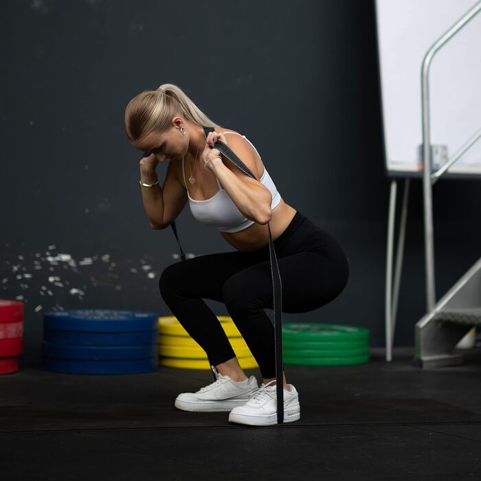 Преміум фітнес-стрічки ATHLETIC AESTHETICS з тканини, набір еспандерів для тренувань з сумкою та відеокурсом, гумки для підтягувань для жінок і чоловіків