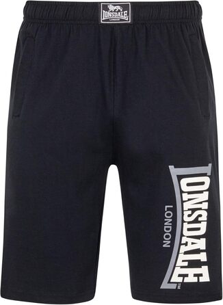 Чоловічі спортивні шорти Lonsdale Logo Jam, чорні
