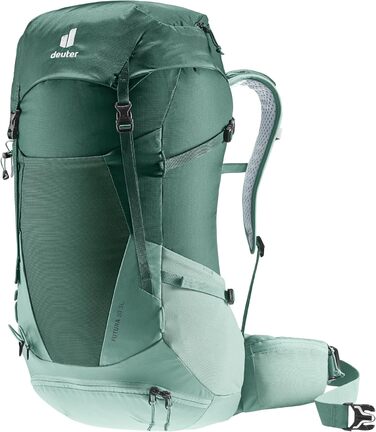Жіночий туристичний рюкзак Deuter Futura 30 SL Forest-Jade з кріпленням для шолома, 30 л