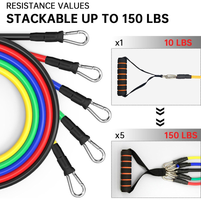 Набір еластичних стрічок для тренувань з полицею для зберігання фітнес-обладнання