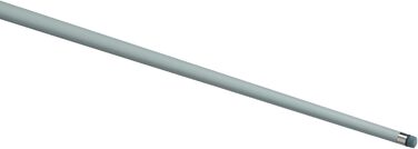 Кий для більярду/снукеру PowerGlide | Фіберглас, гладка поверхня, 2 частини, чорний/сірий, наконечник 10mm, повний розмір 57'', вага 18oz/19oz, Estrella