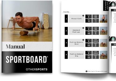Багатофункціональна дошка для віджимань OTHERSPORTS Pro Set – тренажер для грудей з ручками, динамічний фітнес-інвентар для дому