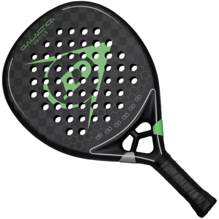 Ракетка для падел Dunlop V25, універсальний розмір, чорно-зелена