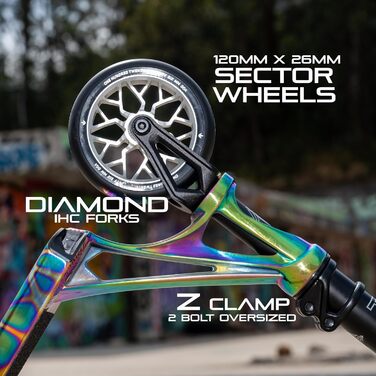 Скутер Blunt Prodigy X Pro - професійний для трюків, масловий колір