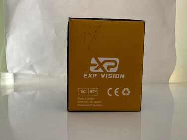 Дитяча лижна маска EXP VISION, антифог, UV-захист, для сноуборду, поверх окулярів, для хлопчиків і дівчат, жовта оправа/золота лінза
