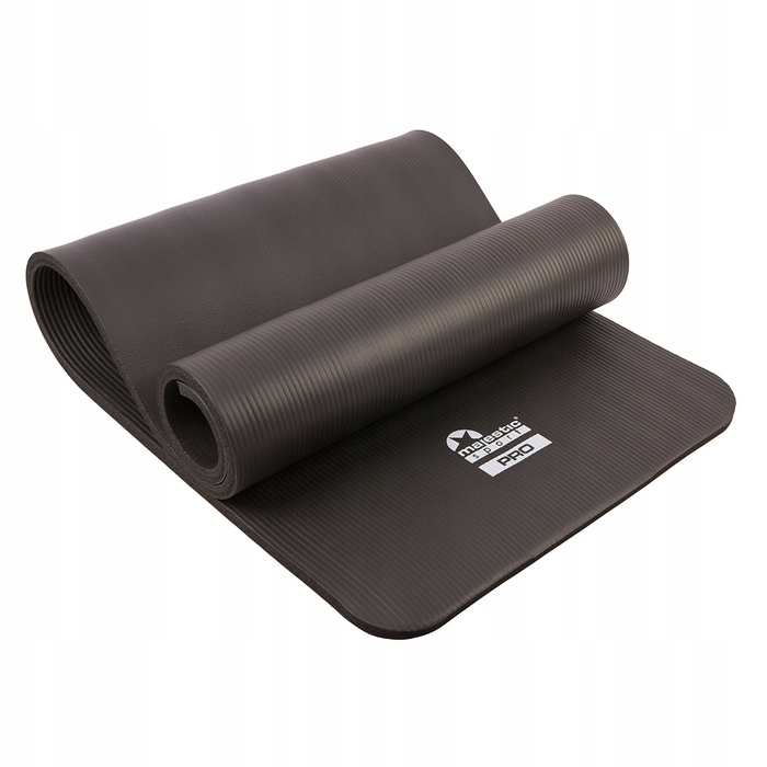 Килимок для фітнесу Majestic Sport, 183 см x 61 см, чорний