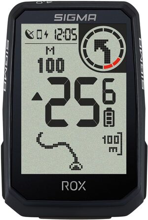 Велокомп'ютер SIGMA ROX 4.0 Endurance з GPS, 40 годин роботи, 30 функцій, сумісність з E-Bike, ANT+, BLE, бездротовий, захист IPX7, монтаж без інструментів, зарядка USB-C