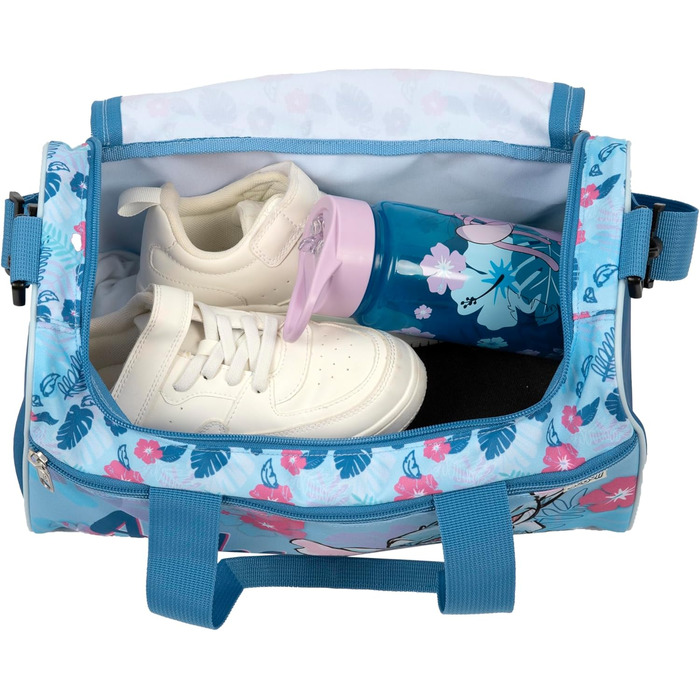 Спортивна сумка Scooli для дітей - 23 x 35 x 16 см, велике основне відділення, регульований плечовий ремінь, аксесуари для школи, сумка через плече (Турквіс)