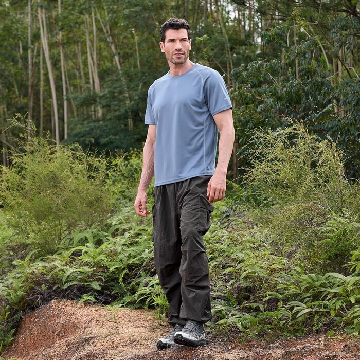 Черевики для хайкінгу FitVille для чоловіків, широкі, водонепроникні, розмір 40-50, підтримка склепіння стопи, сіро-бежеві