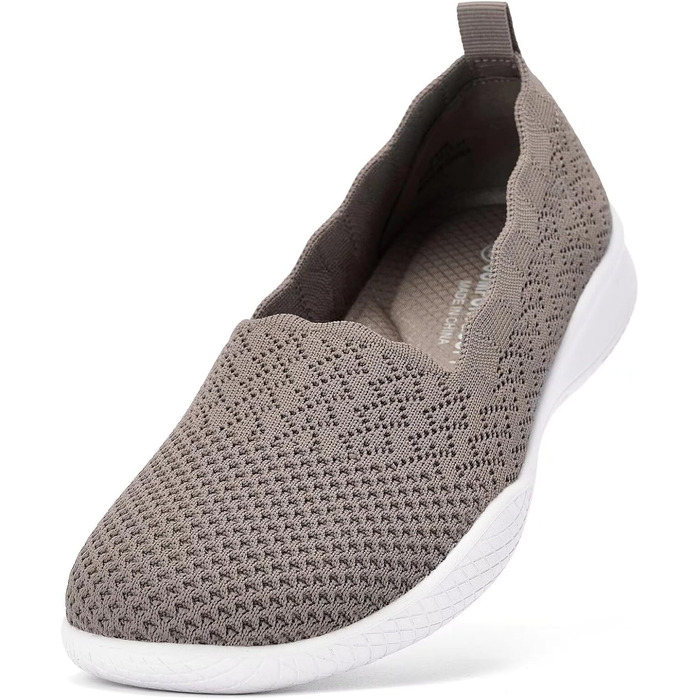 Жіночі трекінгові кросівки Puxowe: легкі, дихаючі, зручні, мінімалістичні, низькі (39 EU, темно-хакі)