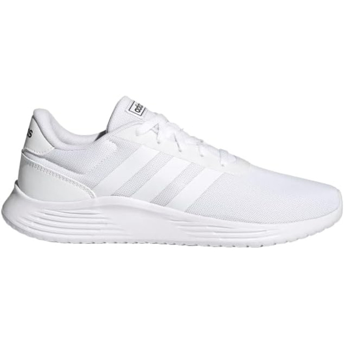 Кросівки Adidas Lite Racer Cln для фітнесу (46 EU, білий/чорний)