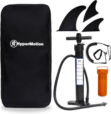 Надувна SUP-дошка HyperMotion 15 см з веслом, сидінням, насосом та сумкою, витримує до 130 кг