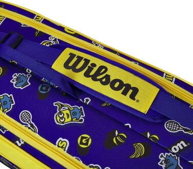 Тенісна сумка Wilson Minions 3.0, синьо-жовта, для ракеток