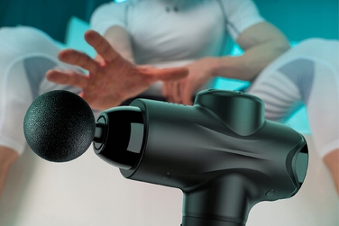 Перкусійний масажер Herz Medical — масажний пістолет для спини, стоп та всього тіла