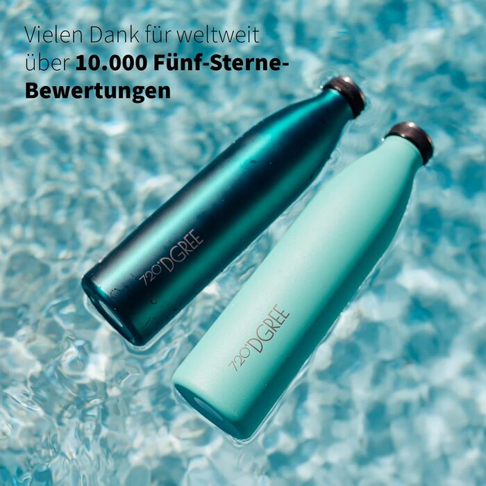 Термос-бутилка з нержавіючої сталі 720°DGREE milkyBottle 750 мл, BPA-free, герметична, для газованої води, спорту, школи, фітнесу, кемпінгу, кольору тауп/молочний