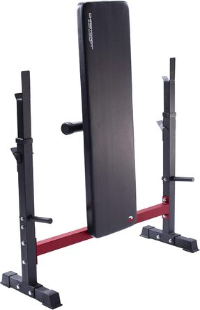 Скам'я для жиму Christopeit Sport WB 1000, складана, з регулюванням висоти, 2 стійки, вантажопідйомність 200 кг