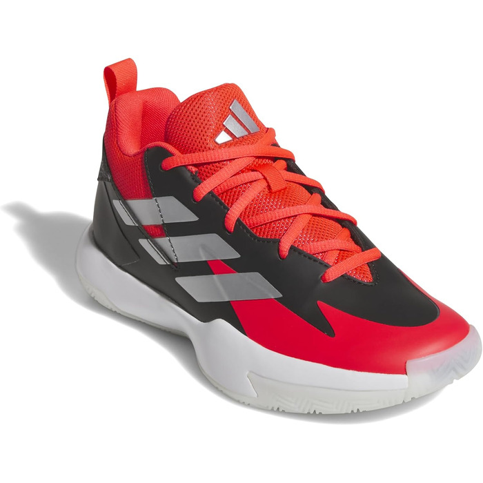 Дитячі кросівки adidas Cross 'Em Up Select для баскетболу (35.5 EU, білий, срібло, кристалічний білий)