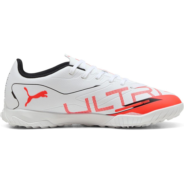 Кросівки футбольні PUMA Ultra 5 Play Tt (39 EU, Білий/Чорний/Червоний)