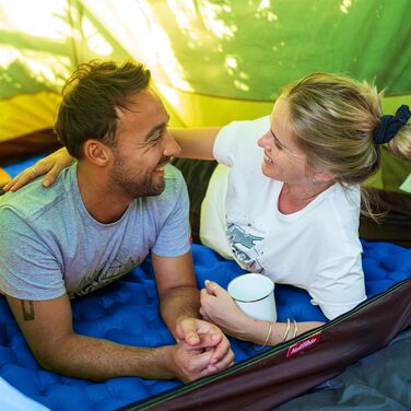 Naturehike Ultraleichte Isomatte - Надувна килимок для кемпінгу та подорожей, 6.5 см, блакитний, двошаровий
