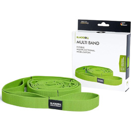 Еластична фітнес-стрічка BLACKROLL Stretch Band з петлями для мобільності, йоги та тренувань, гіпоалергенна, вироблено в Німеччині
