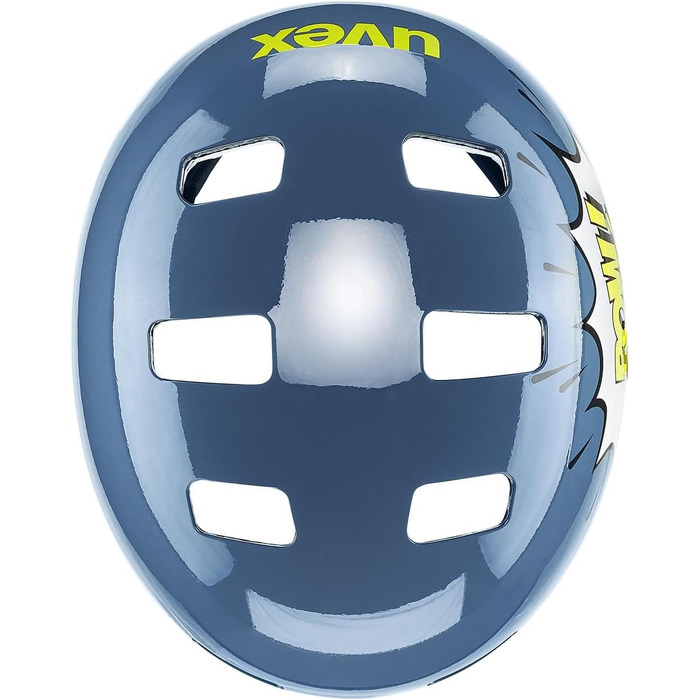 Велошолом дитячий uvex Kid 3, Stone Blue, 51-55 см, універсальний