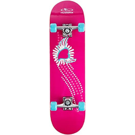 Дитячий скейтборд HUDORA Skate Wonders з рюкзаком, для дівчаток, багато кольорів, малюнок, модель 12172