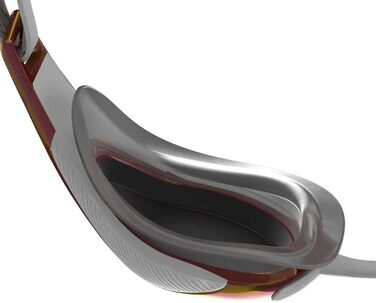 Унісекс окуляри для плавання Speedo Fastskin Hyper Elite, біло-сірі з рожевим золотом, універсальний розмір