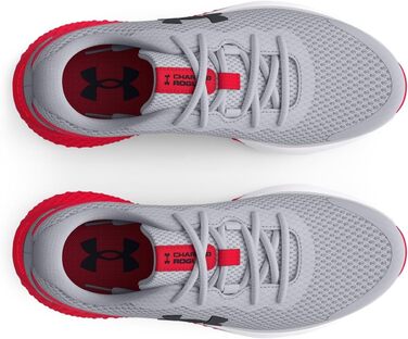 Дитячі кросівки Under Armour Ua Rogue 3 Al для дівчаток, Visual Cushioning, 38 EU, сірий, червоний, чорний