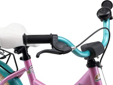 Дитяче велосипед BIKESTAR для дівчаток 3-4 років | 12-дюймовий класичний велосипед | Рожево-білий | Без ризику тестування