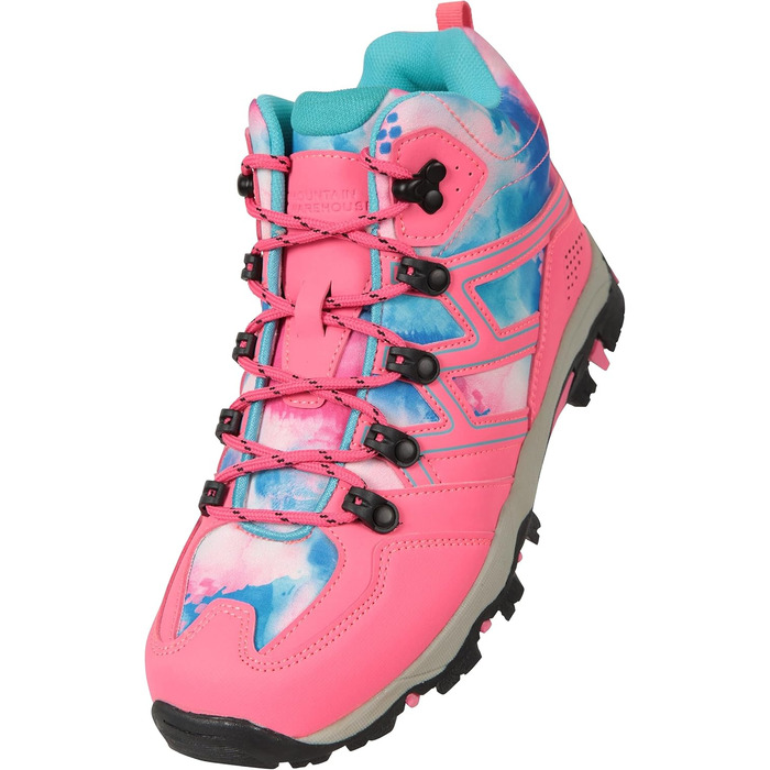 Дитячі трекінгові черевики Mountain Warehouse Oscar - рожеві, з високим підйомом, для туризму та прогулянок