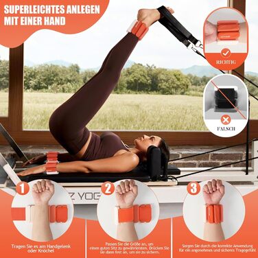 Ваги для ніг та рук BECOJADDE: комплект 2 шт (0.45 кг / 0.9 кг) для фітнесу, кардіо, силових тренувань, бігу, ходьби