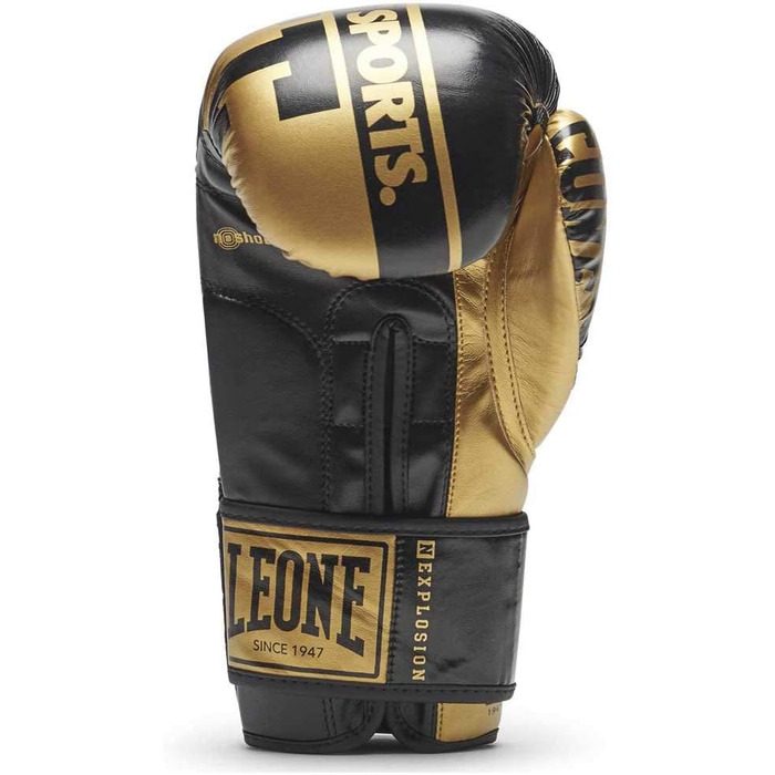 Боксерські рукавички LEONE 1947 Nexplosion, унісекс, сріблясті, 16oz