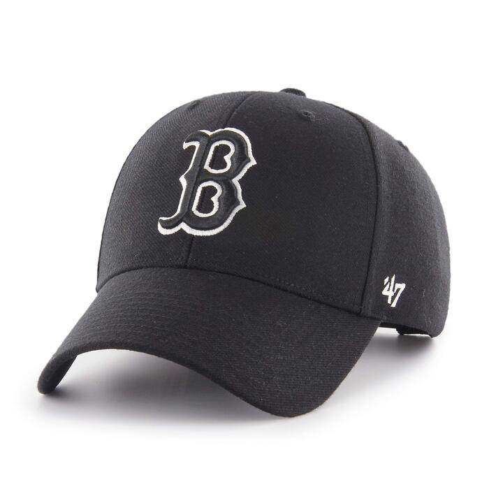 Кепка бейсболка 47 Brand Boston Red Sox чорна, кепка-сніпбек, розмір 55-62 см