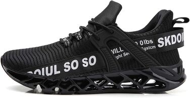 Чоловічі кросівки TSIODFO для спорту, бігу, тенісу та ходьби (42 EU, лакова шкіра, висота підошви 59 мм)